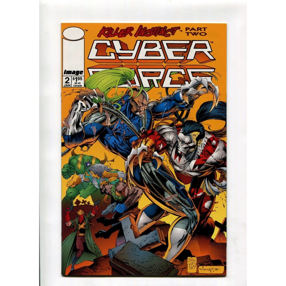 Cyberforce #2 1994 Image Comics Killer Instinct Part 2